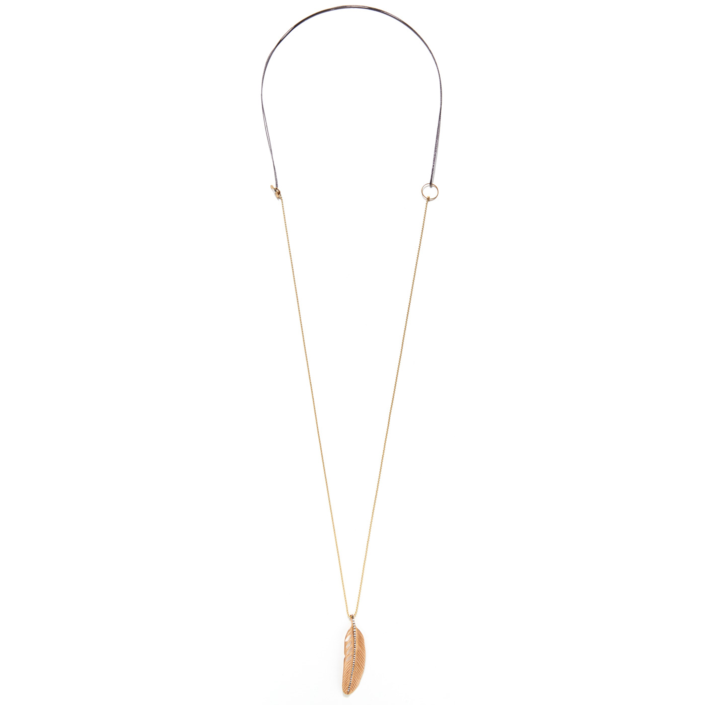 LARGE FEATHER NECKLACE | APRIATI.COM