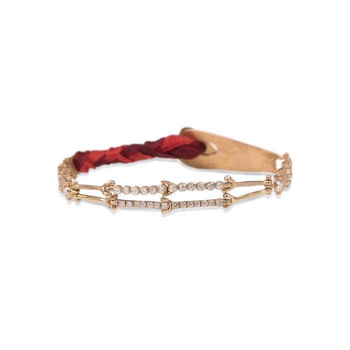 Double Rivière with hand made chain