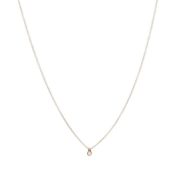 SINGLE DIAMOND ON CHAIN 0.05ct B