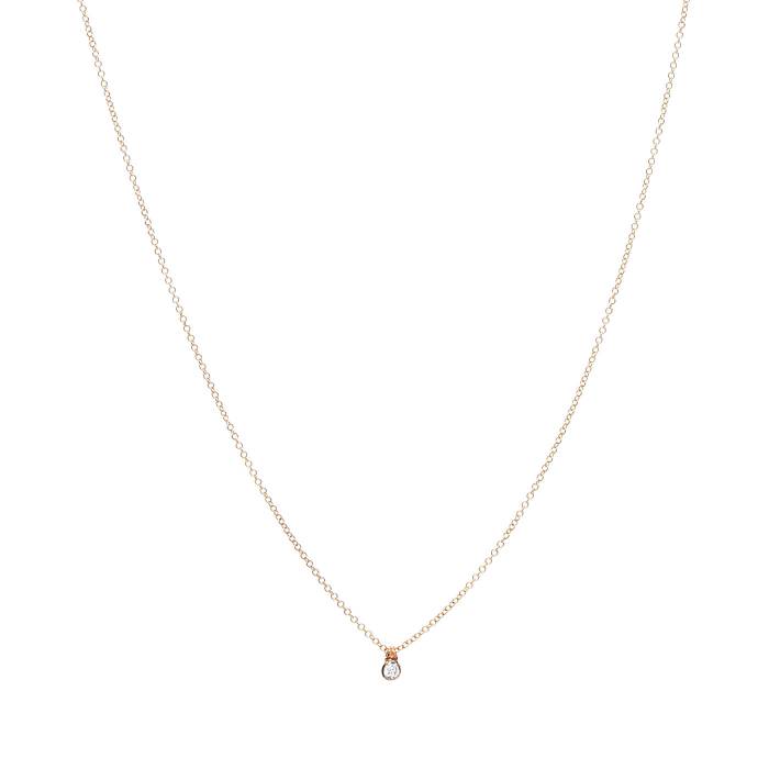 SINGLE DIAMOND ON CHAIN 0.05ct B