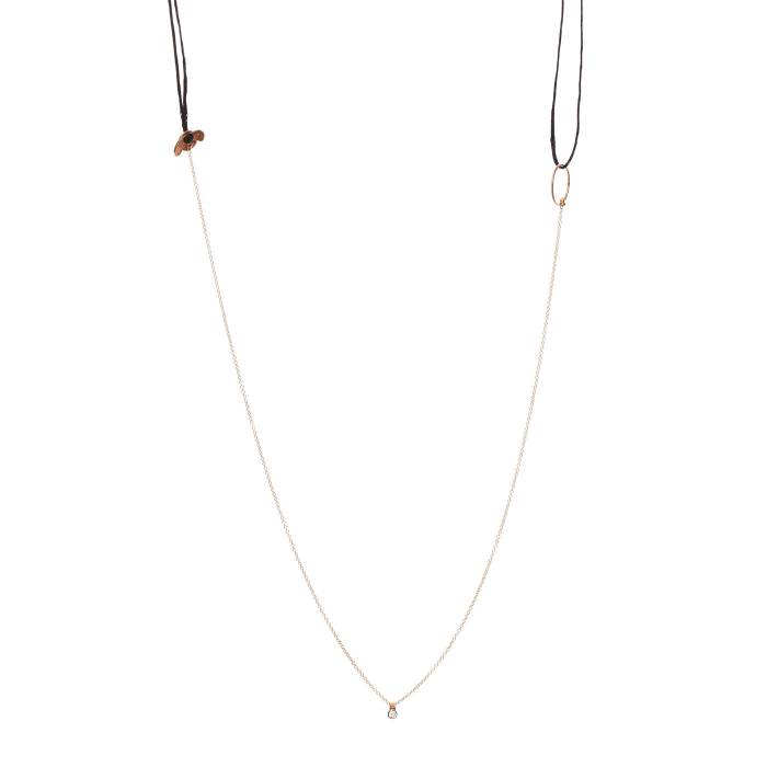 SINGLE DIAMOND ON CHAIN 0.05ct A