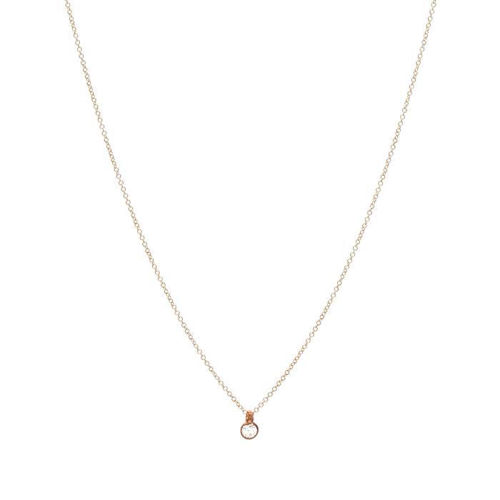 SINGLE DIAMOND ON CHAIN 0.10ct B