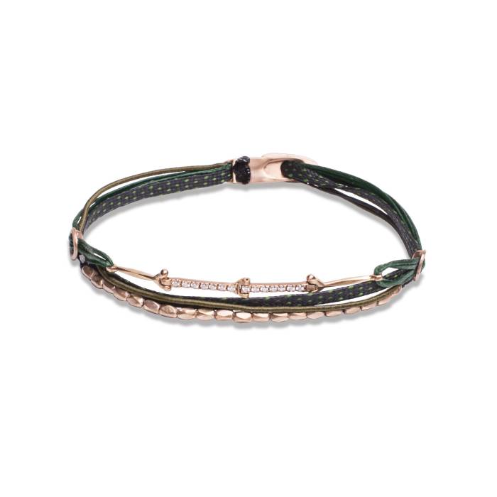 Rivière 7cords bracelet with beads