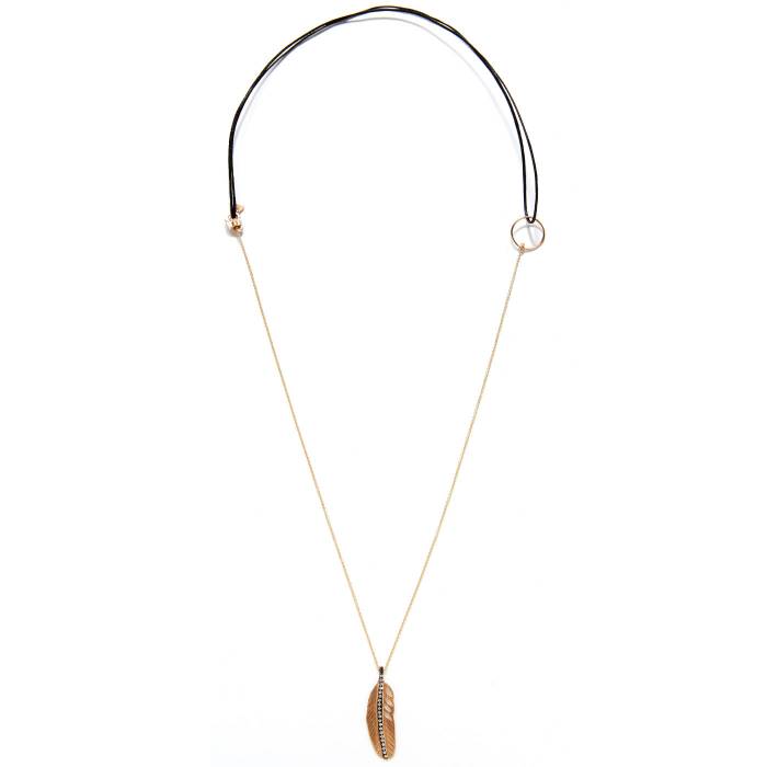 SMALL FEATHER NECKLACE | APRIATI.COM